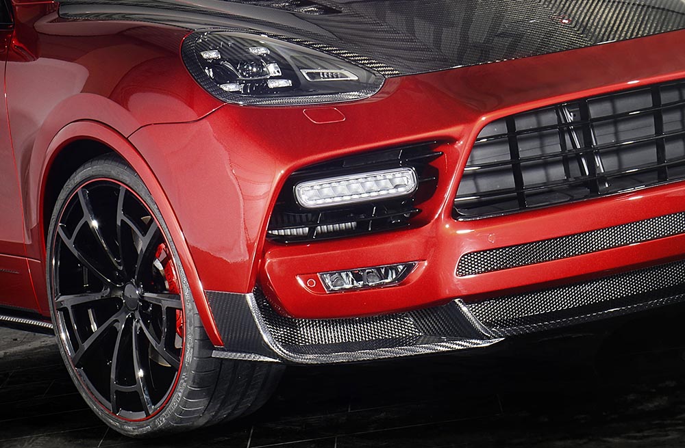 Porsche Cayenne Turbo hoá “mãnh thú” qua bản độ Mansory - ảnh 3
