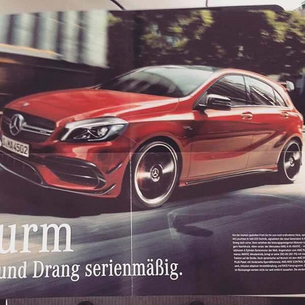 Hình ảnh được cho là của Mercedes-Benz A45 AMG 2016.