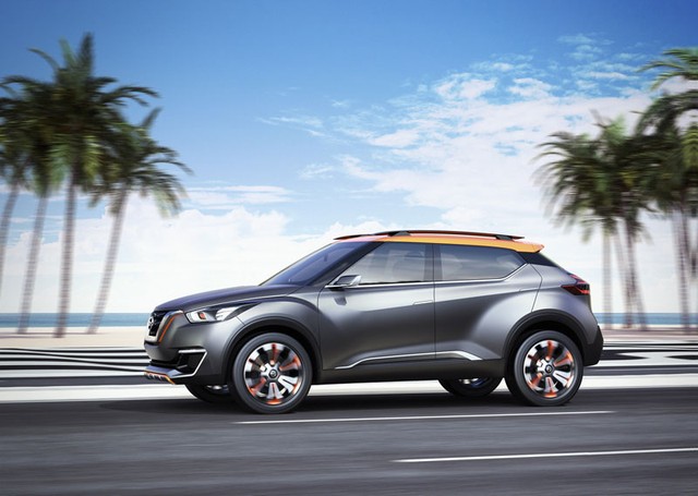 Nissan Kicks sở hữu kích thước nhỉnh hơn một chút so với Juke.