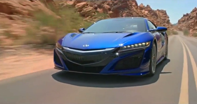 Acura NSX 2017. Ảnh cắt từ clip.