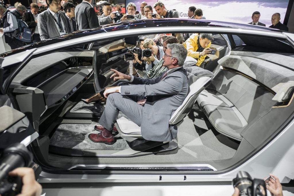 Công nghệ chiếu sáng vi diệu trên Audi Aicon thông minh