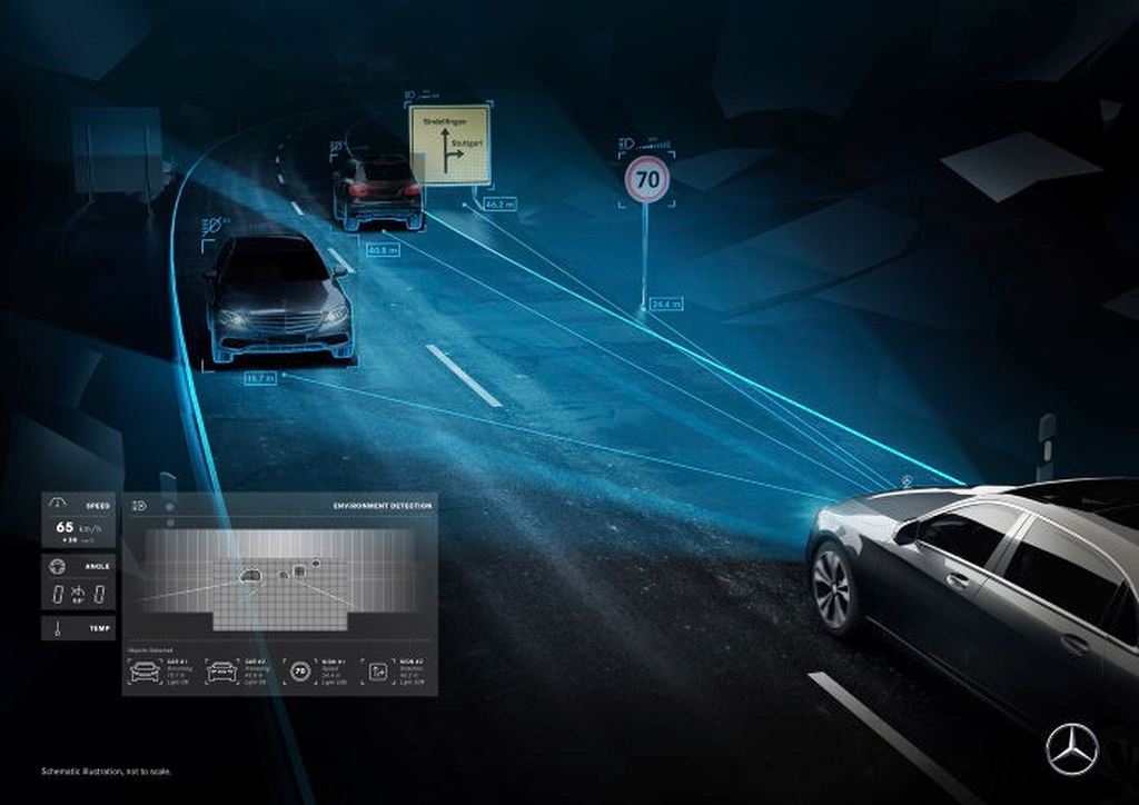 Đèn pha Digital Light của Maybach S-Class có thể