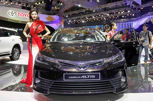 Mẫu Toyota Corolla Altis được lắp ráp tại Việt Nam